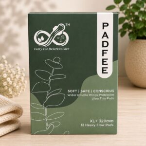 PADFEE Ultra Thin Sanitary Pads XL+ 320mm (Pack of 12) - Image 1